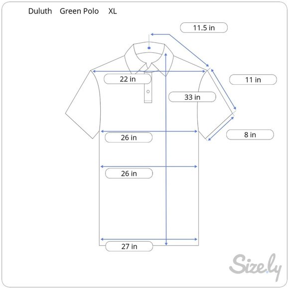 Duluth Trading Co Solid Green Polo Size XL - Picture 7 of 7